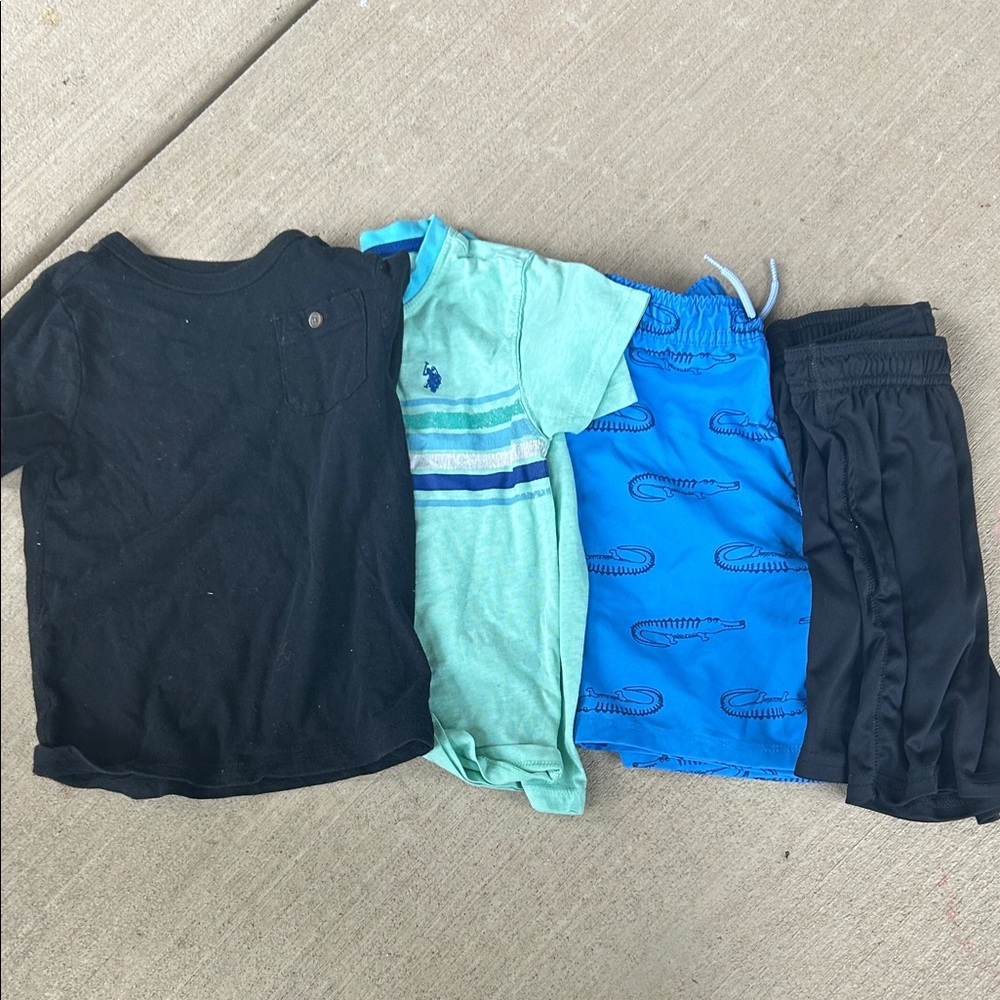 Kids Casual bundle Set - Black, Mint, Royal Blue colors